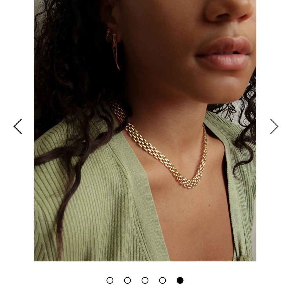 Northskull Panama Necklace in Gold - chain necklace women’s